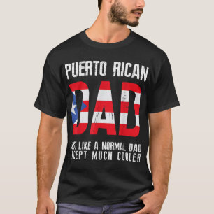Camiseta A papá puertorriqueño le gusta lo normal excepto l