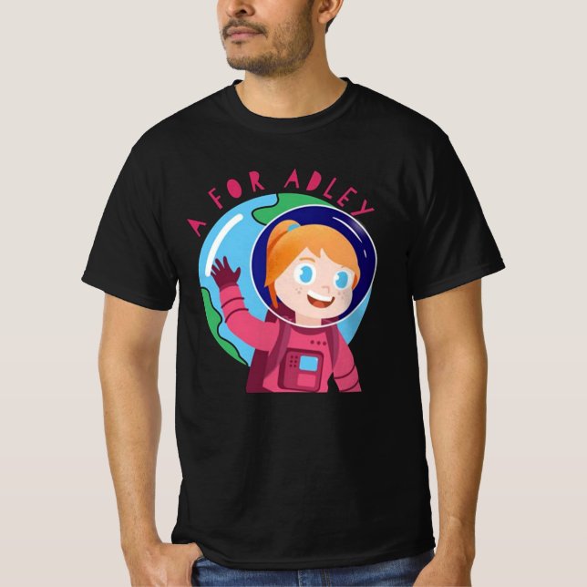 Camiseta A para adley Funny (Anverso)
