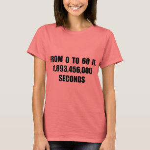 Camiseta A partir la 0 a 60 en segundos