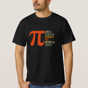 Camiseta A Pi le gusta un número regular pero un día divert