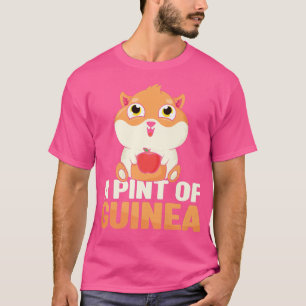 Camiseta A Pint Of Guinea Guinea Pig Guinea Lover Premium 