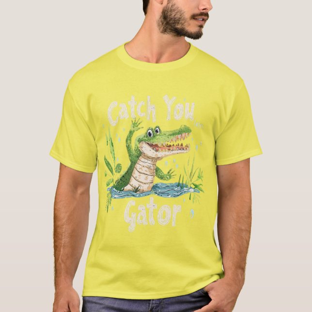 Camiseta À Plus, Gator ! 🐊 (Anverso)