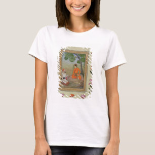 Camiseta A prince in discussion with a religious man holdin