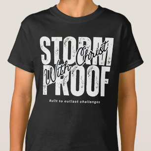 Camiseta A prueba de tormentas con Cristo - Espíritu Santo