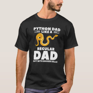 Camiseta A Python Dad Le Gusta Un Papá Regular Pero Con Una