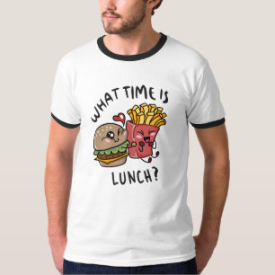 Camiseta ¿A qué hora es el almuerzo?