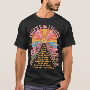 Camiseta A Quien Alabo Jesús Lago Cristiano Dios Iglesia