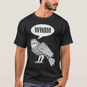 Camiseta A quién búho búho aficionados a las aves observad
