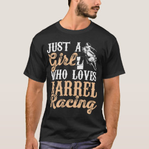 Camiseta A quién le gusta la Carreras de barril Rodeo Horse