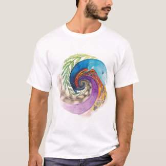 Camiseta A.R.T. Senses Swirl TShirt mujeres/hombres