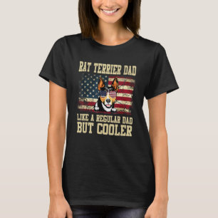 Camiseta A Rat Terrier Dad Le Gusta Un Papá Corriente Pero