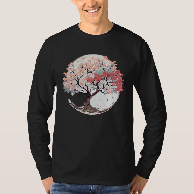 Camiseta A Refreshing and Enchanting Tree of Life Cherry Bl (Anverso)