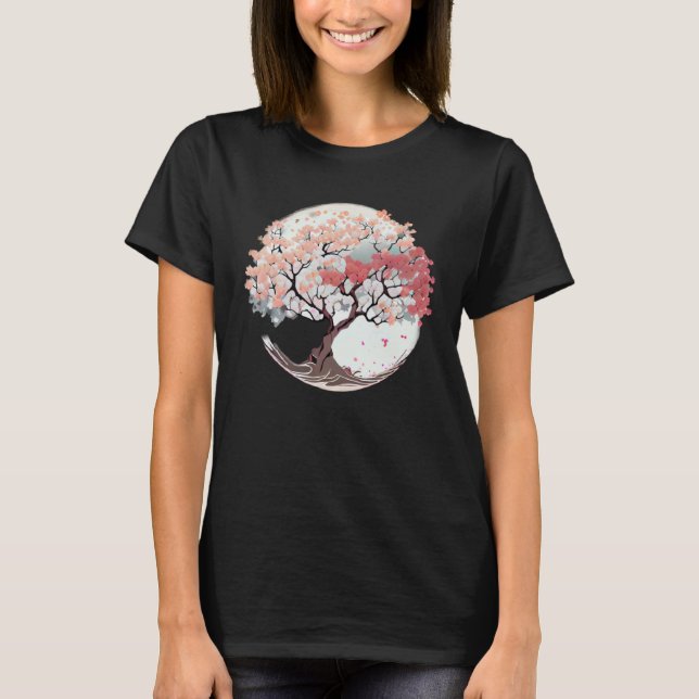 Camiseta A Refreshing and Enchanting Tree of Life Cherry Bl (Anverso)