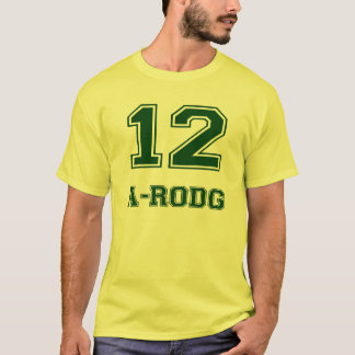 Camiseta A-Rodg #12 - Amarillo