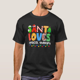 Camiseta A Santa Ama Los Navidades De Terapia Física Costo