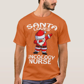 Camiseta A Santa le encantan los Navidades de enfermería on