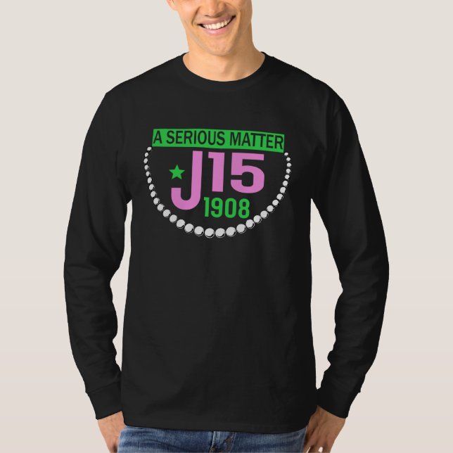 Camiseta A Serious Matter J15 Founder s Day Pink And Green  (Anverso)