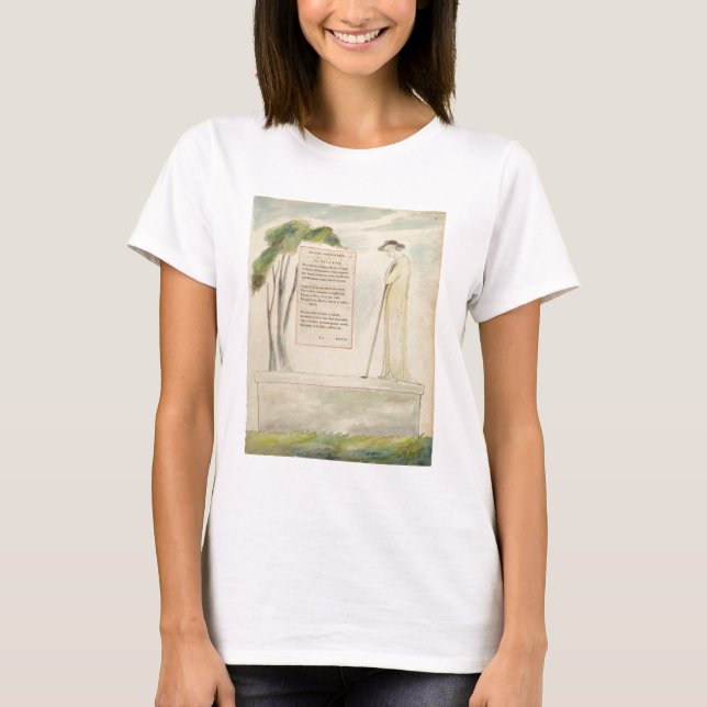 Camiseta A Shepherd Reading the Epitaph, from Elegy Written (Anverso)