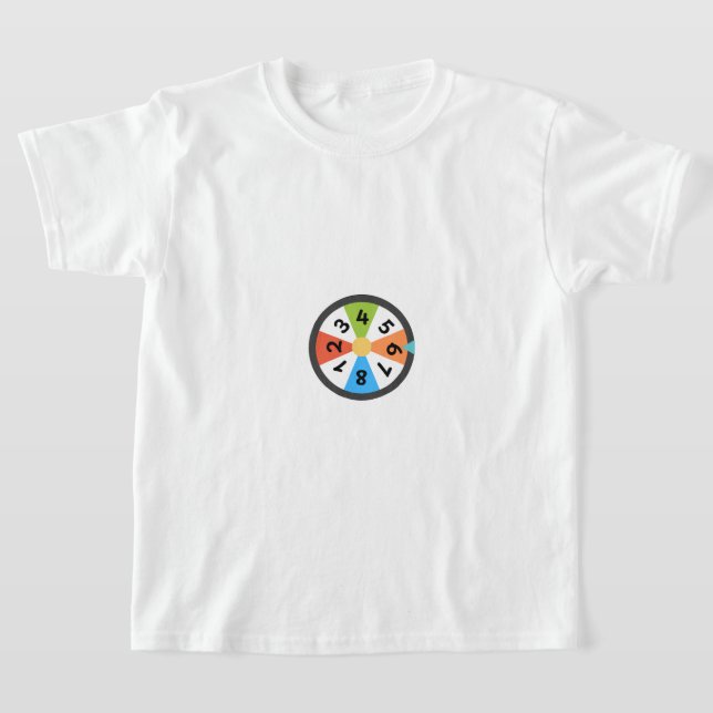 Camiseta A shirt designed for children to learn numbers (Distribución)