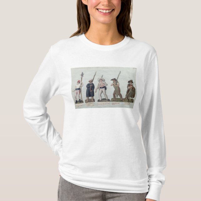 Camiseta A sin Culotte con su Pike, un Carretero (Anverso)