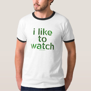 Camiseta A SlipperyJoe le gusta ver el voyeurismo mirando a