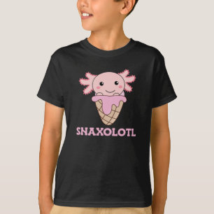 Camiseta A Snaxolotl Axolotl Les Encantan Los Animales Dulc