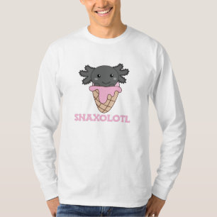 Camiseta A Snaxolotl Axolotl Les Encantan Los Animales Dulc