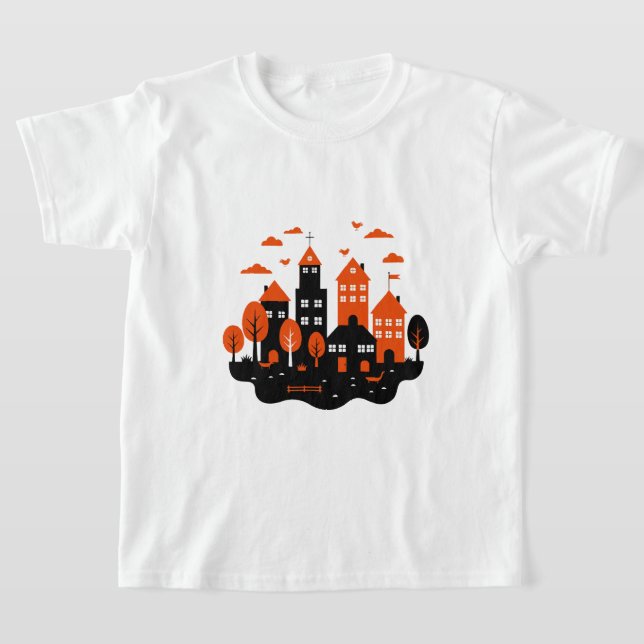 Camiseta A stylish urban scene (Distribución)