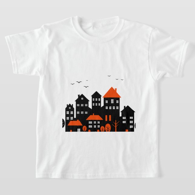 Camiseta A stylish urban scene (Distribución)