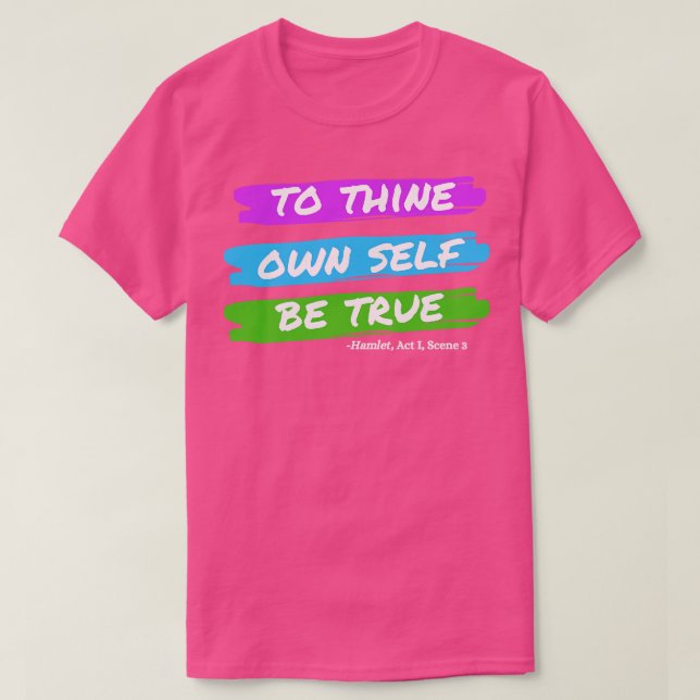 Camiseta A su propia SBe True (Diseño del anverso)