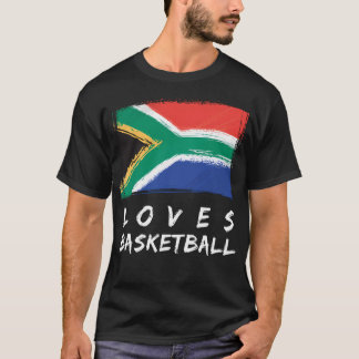 Camiseta A Sudáfrica le encanta el baloncesto