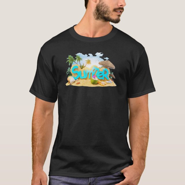 Camiseta A summer T-shirt for those who enjoy summer outdoo (Anverso)