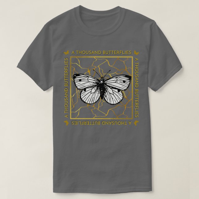Camiseta A Thousand Butterflies Gold Kintsugi (Diseño del anverso)