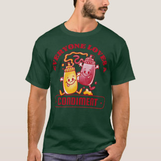 Camiseta A todos les encanta la comida retro condicionada