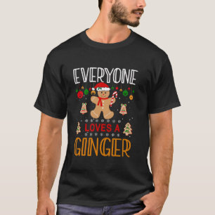 Camiseta A Todos Les Encanta Un Ginger A Los Navidades De F