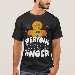 Camiseta A Todos Les Encanta Un Ginger Cute Gingerbread Nav