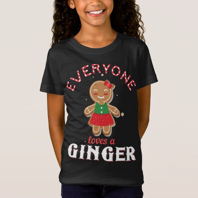 Camiseta A Todos Les Encanta Un Ginger Divertido Cute Ginge (Anverso)