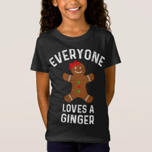 Camiseta A Todos Les Encanta Un Ginger Divertido Navidades
