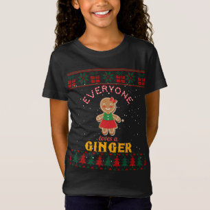 Camiseta A Todos Les Encanta Un Ginger Navidades Feo Navida