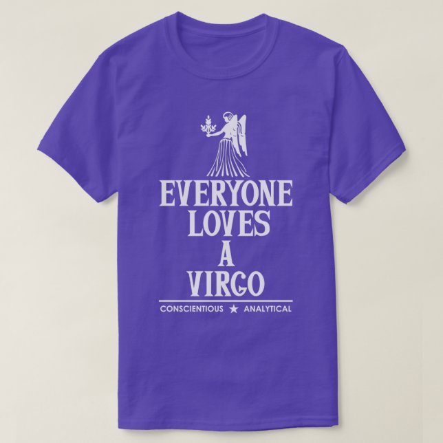 Camiseta A Todos Les Encanta Un Virgo (Diseño del anverso)