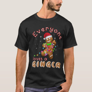 Camiseta A Todos Les Encanta Una Graciosa Navidad De Ginger