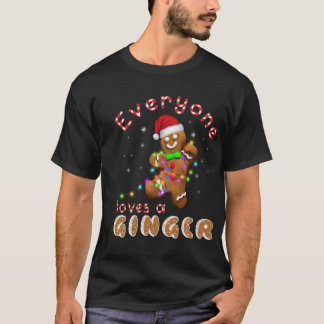 Camiseta A Todos Les Encanta Una Graciosa Navidad De Ginger