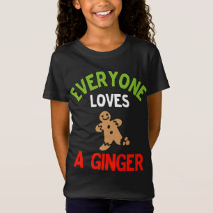Camiseta A todos les gusta el jengibre Navidades burlón