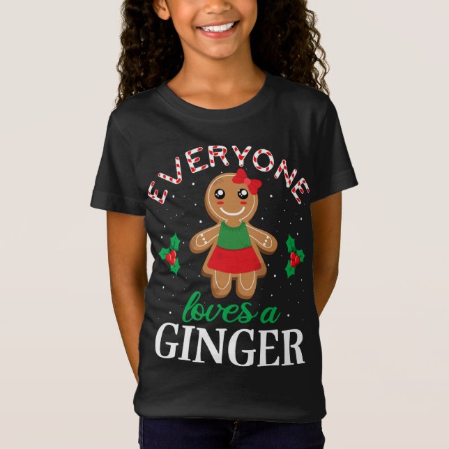 Camiseta A todos les gusta la ropa de galletas de jengibre, (Anverso)