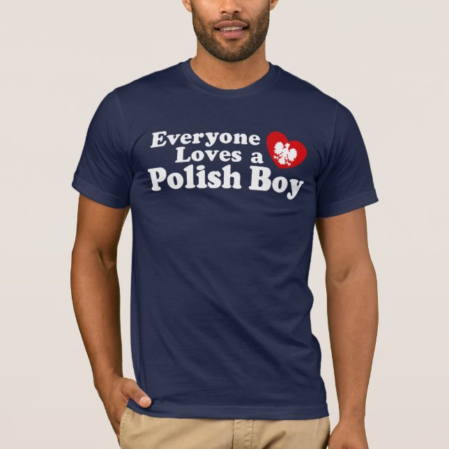 Camiseta A todos les gusta un niño polaco (Anverso)
