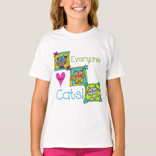 Camiseta A todos les gustan los gatos