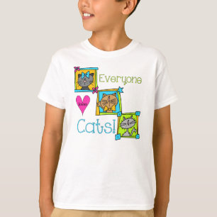 Camiseta A todos les gustan los gatos