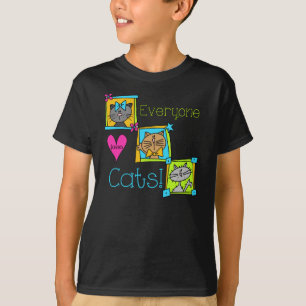 Camiseta A todos les gustan los gatos