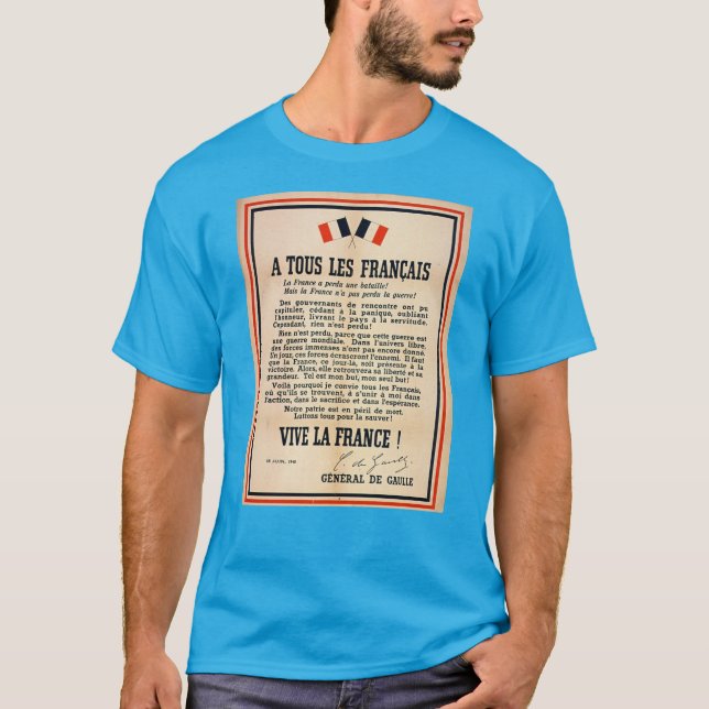 Camiseta “A todos los Franceses” (Anverso)