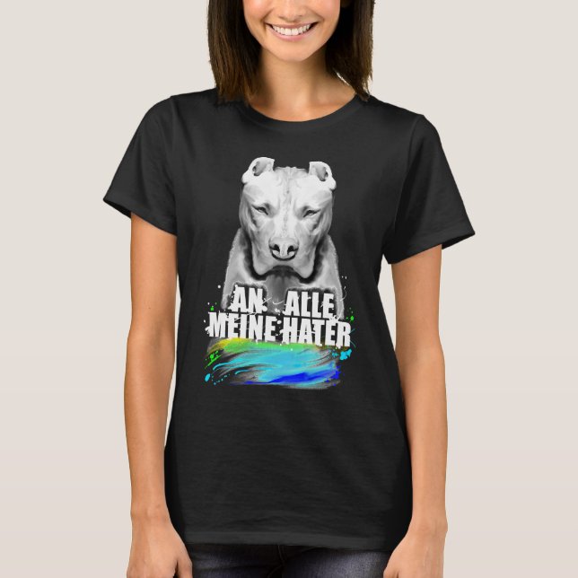 Camiseta A todos mis Bulldoges de odio (Anverso)